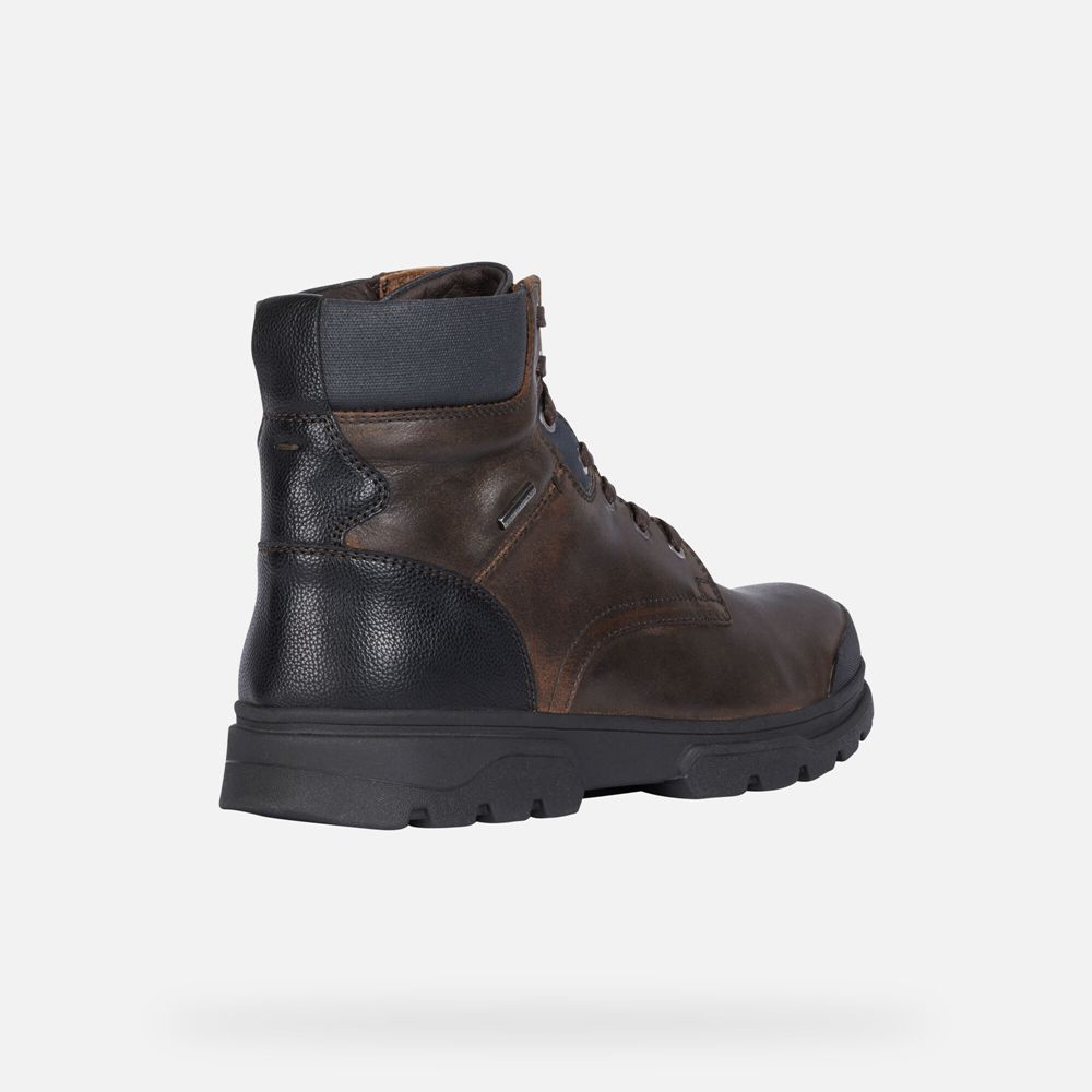 Botas Geox Homem Marrom - U Clintfordb Abx - JYDSO0427